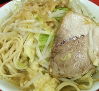 「小ラーメン650円ヤサイ・ニンニク・アブラ」@ラーメン二郎 千住大橋駅前店の写真