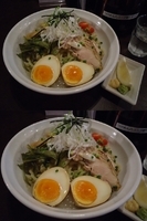 「『冷やし鶏しお麺+大盛(￥800+無料)』」@麺DINING38の写真