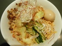 「汁なし担々麺（大盛）＋味玉」@つけめん102サクラサクの写真