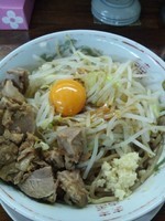 「まぜそば ニンニク」@ラーメン 龍郎の写真