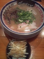 「らーめん＋関東ネギ」@博多長浜らーめん 田中商店の写真