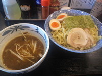 「味玉つけ麺＋中盛り  800+50=850円」@自家製太麺 元気屋の写真