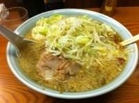 「大ラーメン＋味付け卵」@ラーメン二郎 亀戸店の写真