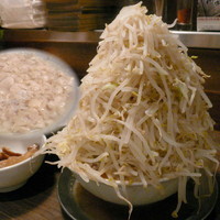 「らーめん並 720円（ジャンク盛り・ニンニク無しで）」@ジャンクガレッジ 東京ラーメンストリートの写真