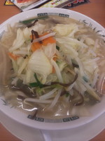 「野菜たっぷりタンメン【490円】」@熱烈中華食堂 日高屋 阪急大井町ガーデン店の写真