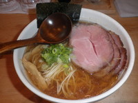 「肉盛りそば（８５０円）大盛り（１００円）」@中華蕎麦 蘭鋳の写真