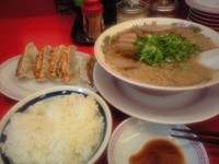 「餃子定食（880円）」@ラーメン魁力屋 市ヶ尾店の写真