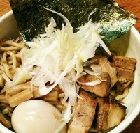 「特製煮干し汁なし750円」@らーめん 破顔の写真