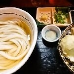 「天ぷらセット（ひやひや）」@讃岐うどん 白庵の写真