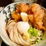 「とり天ぶっかけ」@本格手打 たけうちうどん店の写真
