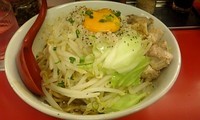 「カルボ郎 にんにく 750円 +サービスライス」@麺厨房 豪快家 大森店の写真