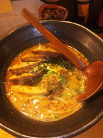 「赤虎【750円】　厚切りチャーシュー【250円】」@らーめん幸龍の写真