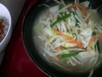 「やさいラーメン　「740円」」@くるまやラーメン 春日部16号店の写真