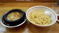 「つけ麺中盛＋ダシ注射式玉子濃口」@らーめん能登山 つけ麺館の写真