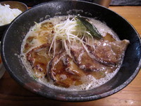 「玄瑛流拉麺セット+炙りちゃーしゅー」@麺劇場 玄瑛の写真