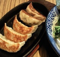 「鉄板餃子（390円：ぱどクーポン）」@鉄板餃子房 満天食堂の写真