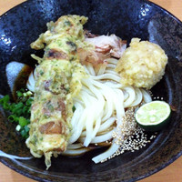 「ぶっかけ+味玉天+ちくわ天」@讃岐うどん 宗の写真