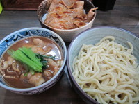 「豚盛りつけ麺800円、豚丼150円」@麺屋 なか丸の写真