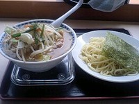 「つけタンメン（７５０円）」@あぢとみ食堂の写真