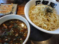 「つけめん　大(830円)＋ランチセット(200円)」@らうめん つけめん 三都屋の写真