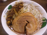 「雷そば、カレートッピング」@雷 北松戸本店の写真