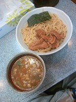 「つけ麺（大盛）７８０円」@つけ麺山橙 大塚本店の写真