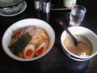 「つけ麺、味玉」@百歩ラーメン 北浦和店の写真