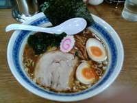 「十王麺＋味玉」@麺屋十王 八幡山店の写真