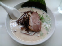 「ラーメン＋替え玉（会員券使用）５００円」@博多天神 渋谷南口店の写真