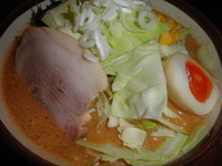 「味噌キャベらーめん　９００円」@横浜らーめん 上州田村家の写真