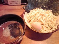 「つけめん(750円)＋味付玉子(100円)＋海苔(100円)」@麺屋 清水の写真