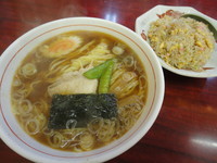 「ラーメンＡセット（580円）」@若松の写真