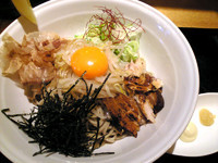 「まぜ蕎麦(850円)」@つけ蕎麦 安土 高田馬場本店の写真