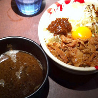 「アキバカリーつけ麺（並）」@麺屋武蔵 武仁の写真