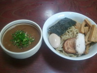 「味玉海老つけ麺(900円)+ﾒﾝﾏ(100円)」@麺屋 むじゃきの写真