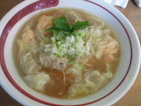 「2色のワンタン麺」@MENYA 食い味の道有楽の写真