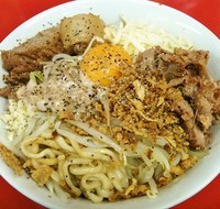 「汁なし780円ヤサイ、ニンニクチョット」@らーめん豚喜の写真