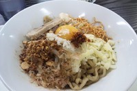 「ジャンクガレッジ 特製まぜそば」@お取り寄せラーメン博の写真