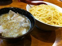 「豚にんにく塩つけめん  特盛」@つけめん桜坂の写真