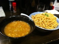 「濃厚煮干しつけ麺 780円 特盛り」@つけ麺 弐☆゛屋の写真