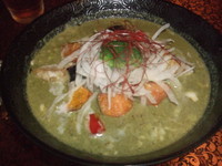 「「田舎のカレー担担麺」」@白河多加水麺 奥我の写真