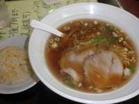 「チャーシューラーメンセット（６３０円）」@ニク肉ラーメン亭の写真