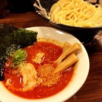 「ヤバ辛（大辛） 880円」@越後つけ麺 維新 武蔵小杉店の写真