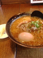 「味玉ぶし味噌らーめん」@麺屋みそいち 若草店の写真