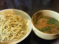 「鶏白湯つけ麺あつもり(中)　750円」@鶏そばや 竜神洞の写真