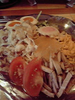 「豚冷しゃぶ乗せ冷やし中華」@魚介醤油らーめん 和屋の写真