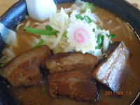 「らーめん　並盛（200g）  680円」@つけ麺ラーメン 鳴門の写真