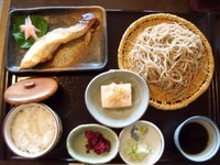 「焼魚セット 840円」@石挽そば 寿々孝の写真