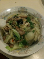 「汁なしラーメン(あんかけ、肉そばベース)¥550」@中華こうなんの写真