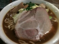 「松風らーめん・大盛り（810円）」@秋葉らーめん 松風の写真